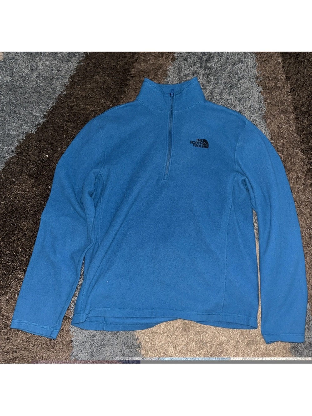 The North Face Men’s TKA 100 Glacier Quarter-Zip Fleece, Size Small, Blue